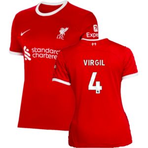 Nike (L) 2023-2024 Liverpool Home Shirt (Ladies) (Virgil 4) Nike (L) 2023-2024 Liverpool Home Shirt (Ladies) (Virgil 4)