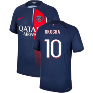 Nike (XL) 2023-2024 PSG Home Shirt (Okocha 10) Nike (XL) 2023-2024 PSG Home Shirt (Okocha 10)