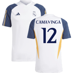 Adidas Camavinga 12 White Training Shirt - Training Shirt Adidas Camavinga 12 White Training Shirt - Training Shirt
