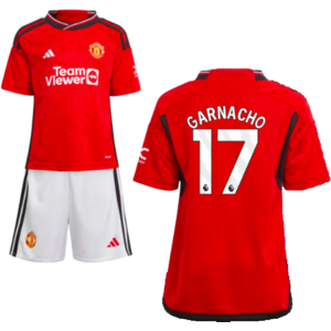 adidas (18-24 Months) 2023-2024 Man Utd Home Mini Kit (Garnacho 17) adidas (18-24 Months) 2023-2024 Man Utd Home Mini Kit (Garnacho 17)