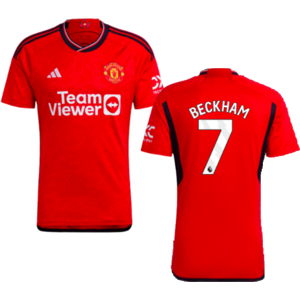 adidas (XXL) 2023-2024 Man Utd Home Shirt (Beckham 7) adidas (XXL) 2023-2024 Man Utd Home Shirt (Beckham 7)