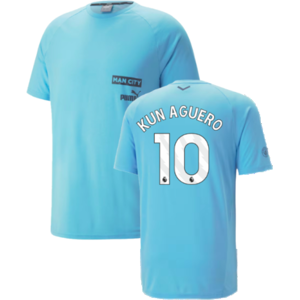 Puma (SB) 2023-2024 Man City Casuals Tee (Blue Wash) - Kids (KUN AGUERO 10) Puma (SB) 2023-2024 Man City Casuals Tee (Blue Wash) - Kids (KUN AGUERO 10)