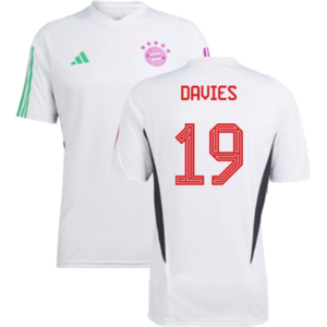 Adidas Bayern Munich Training Shirt - Davies 19 - White - XXL Adidas Bayern Munich Training Shirt - Davies 19 - White - XXL