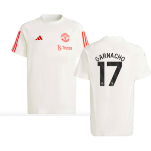 adidas (LB) 2023-2024 Man Utd Training Tee (White) - Kids (Garnacho 17) adidas (LB) 2023-2024 Man Utd Training Tee (White) - Kids (Garnacho 17)