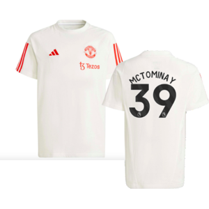 adidas McTominay 39 White Kids Training Tee - Training T-shirt adidas McTominay 39 White Kids Training Tee - Training T-shirt