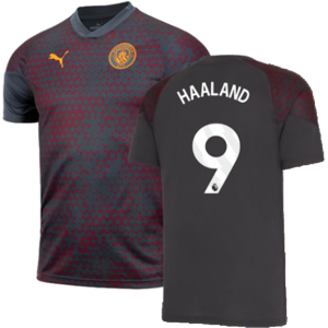 Puma (XXL) 2023-2024 Man City Training Jersey (Strong Grey) (HAALAND 9) Puma (XXL) 2023-2024 Man City Training Jersey (Strong Grey) (HAALAND 9)