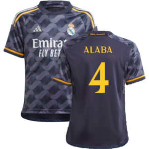 adidas (XXL) 2023-2024 Real Madrid Away Shirt (Kids) (Alaba 4) adidas (XXL) 2023-2024 Real Madrid Away Shirt (Kids) (Alaba 4)