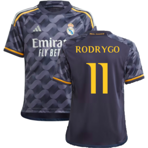 adidas (XXL) 2023-2024 Real Madrid Away Shirt (Kids) (Rodrygo 11) adidas (XXL) 2023-2024 Real Madrid Away Shirt (Kids) (Rodrygo 11)
