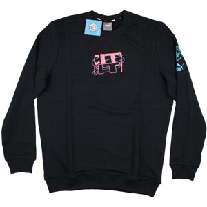 Puma (XL) 2023-2024 Man City FtblCore Graphic Crew Sweat (Navy) Puma (XL) 2023-2024 Man City FtblCore Graphic Crew Sweat (Navy)