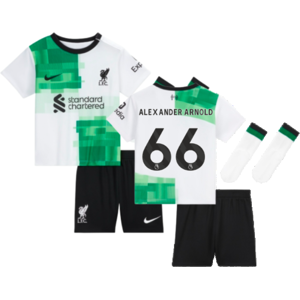Nike (XSB) 2023-2024 Liverpool Away Little Boys Mini Kit (Alexander Arnold 66) Nike (XSB) 2023-2024 Liverpool Away Little Boys Mini Kit (Alexander Arnold 66)