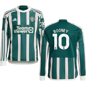 adidas (XLB) 2023-2024 Man Utd Away Long Sleeve Shirt (Kids) (Rooney 10) adidas (XLB) 2023-2024 Man Utd Away Long Sleeve Shirt (Kids) (Rooney 10)