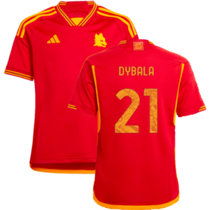 adidas (MB) 2023-2024 Roma Home Shirt (Kids) (DYBALA 21) adidas (MB) 2023-2024 Roma Home Shirt (Kids) (DYBALA 21)