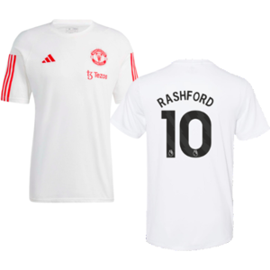 adidas (XXL) 2023-2024 Man Utd Training Tee (White) (Rashford 10) adidas (XXL) 2023-2024 Man Utd Training Tee (White) (Rashford 10)