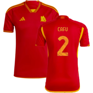 adidas (S) 2023-2024 AS Roma Home Shirt (CAFU 2) adidas (S) 2023-2024 AS Roma Home Shirt (CAFU 2)