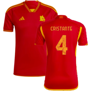 adidas (XL) 2023-2024 AS Roma Home Shirt (CRISTANTE 4) adidas (XL) 2023-2024 AS Roma Home Shirt (CRISTANTE 4)