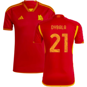 adidas (S) 2023-2024 AS Roma Home Shirt (DYBALA 21) adidas (S) 2023-2024 AS Roma Home Shirt (DYBALA 21)