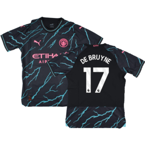 Puma (XL) 2023-2024 Man City Third Authentic Shirt (DE BRUYNE 17) Puma (XL) 2023-2024 Man City Third Authentic Shirt (DE BRUYNE 17)