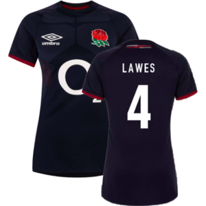 Umbro (XS) 2023-2024 England Rugby Alternate Shirt (Ladies) (Lawes 4) Umbro (XS) 2023-2024 England Rugby Alternate Shirt (Ladies) (Lawes 4)