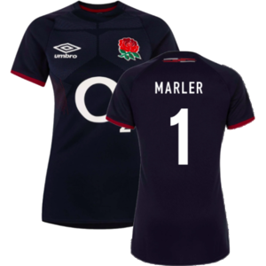 Umbro (XS) 2023-2024 England Rugby Alternate Shirt (Ladies) (Marler 1) Umbro (XS) 2023-2024 England Rugby Alternate Shirt (Ladies) (Marler 1)