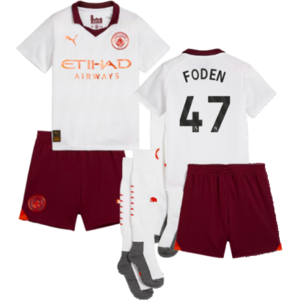 Puma (5-6 Years) 2023-2024 Man City Away Mini Kit (FODEN 47) Puma (5-6 Years) 2023-2024 Man City Away Mini Kit (FODEN 47)