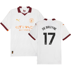Puma (S) 2023-2024 Man City Authentic Away Shirt (DE BRUYNE 17) Puma (S) 2023-2024 Man City Authentic Away Shirt (DE BRUYNE 17)
