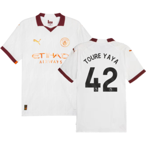 Puma (XXL) 2023-2024 Man City Authentic Away Shirt (TOURE YAYA 42) Puma (XXL) 2023-2024 Man City Authentic Away Shirt (TOURE YAYA 42)