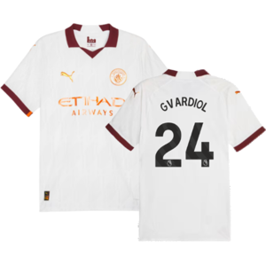 Puma (S) 2023-2024 Man City Authentic Away Shirt (Gvardiol 24) Puma (S) 2023-2024 Man City Authentic Away Shirt (Gvardiol 24)