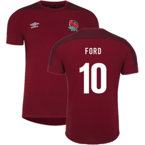 Umbro (M) 2023-2024 England Rugby Presentation T-Shirt (Tibetan Red) (Ford 10) Umbro (M) 2023-2024 England Rugby Presentation T-Shirt (Tibetan Red) (Ford 10)