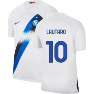 Nike (XL) 2023-2024 Inter Milan Away Shirt (Lautaro 10) Nike (XL) 2023-2024 Inter Milan Away Shirt (Lautaro 10)