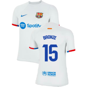 Nike (XL) 2023-2024 Barcelona Away Shirt (Ladies) (Bronze 15) Nike (XL) 2023-2024 Barcelona Away Shirt (Ladies) (Bronze 15)