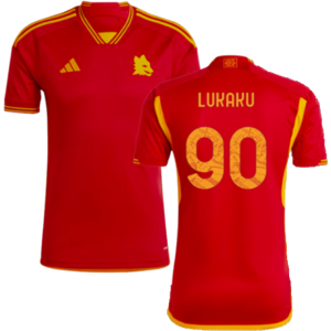 adidas (M) 2023-2024 AS Roma Home Shirt (LUKAKU 90) adidas (M) 2023-2024 AS Roma Home Shirt (LUKAKU 90)