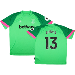 Umbro (M) 2023-2024 West Ham SS Home Goalkeeper Shirt (Green) (Areola 13) Umbro (M) 2023-2024 West Ham SS Home Goalkeeper Shirt (Green) (Areola 13)