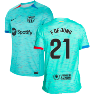 Nike (XXL) 2023-2024 Barcelona Third Shirt (F De Jong 21) Nike (XXL) 2023-2024 Barcelona Third Shirt (F De Jong 21)
