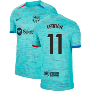 Nike (XL) 2023-2024 Barcelona Authentic Third Shirt (Ferran 11) Nike (XL) 2023-2024 Barcelona Authentic Third Shirt (Ferran 11)