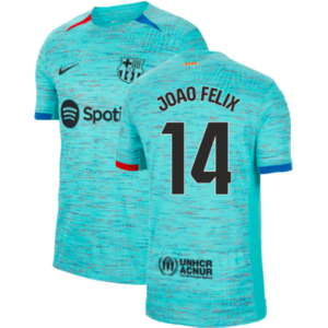 Nike (XL) 2023-2024 Barcelona Authentic Third Shirt (Joao Felix 14) Nike (XL) 2023-2024 Barcelona Authentic Third Shirt (Joao Felix 14)