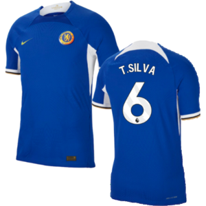 Nike (3XL) 2023-2024 Chelsea Home Authentic Shirt (T.SILVA 6) Nike (3XL) 2023-2024 Chelsea Home Authentic Shirt (T.SILVA 6)