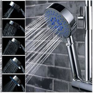 Unbranded 5-Mode Multifunction Chrome Adjustable Shower Head with 48 Outlets, Ergonomic Ha Unbranded 5-Mode Multifunction Chrome Adjustable Shower Head with 48 Outlets, Ergonomic Ha