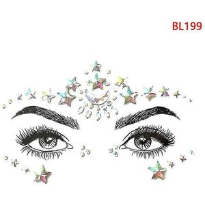 Unbranded (BL199) Face Jewels Self Adhesive Gems Party Face Stickers Rhinestone Mardi Gras Unbranded (BL199) Face Jewels Self Adhesive Gems Party Face Stickers Rhinestone Mardi Gras