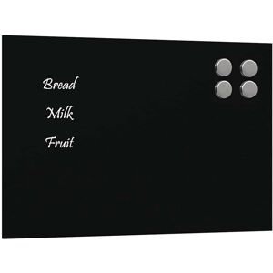 (black, 30 x 20 cm) vidaXL Wall-mounted Magnetic Board Black 100x60 cm Tempered (black, 30 x 20 cm) vidaXL Wall-mounted Magnetic Board Black 100x60 cm Tempered