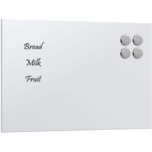 (white, 30 x 20 cm) vidaXL Wall-mounted Magnetic Board Black 100x60 cm Tempered (white, 30 x 20 cm) vidaXL Wall-mounted Magnetic Board Black 100x60 cm Tempered