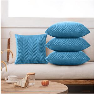 Imperial Rooms (Pack of 4, Embossed Velvet Filled Cushion Teal) Velvet Cushions Filled 2 & 4-Pa Imperial Rooms (Pack of 4, Embossed Velvet Filled Cushion Teal) Velvet Cushions Filled 2 & 4-Pa