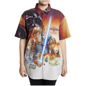 Star Wars 880892-2xlarge Empire Strikes Back Poster Camp Shirt by Loungefly - 2X Star Wars 880892-2xlarge Empire Strikes Back Poster Camp Shirt by Loungefly - 2X