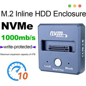 LaCie (NVME protocol) SSD Docking Station 1000MB/s M.2 NVME SSD External Enclosure Por LaCie (NVME protocol) SSD Docking Station 1000MB/s M.2 NVME SSD External Enclosure Por