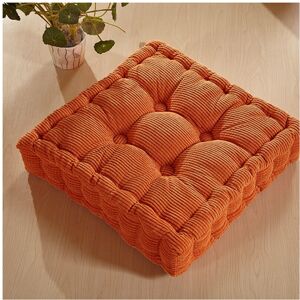 Unbranded (Orange, 38x38cm/15x15inch) Patio Tatami 19" Meditation Mat Square Seat Pillow T Unbranded (Orange, 38x38cm/15x15inch) Patio Tatami 19" Meditation Mat Square Seat Pillow T