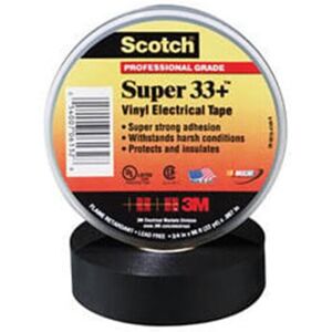 3M .75 x 52 ft. Super 33 Plus Vinyl Electrical Tape 3M .75 x 52 ft. Super 33 Plus Vinyl Electrical Tape