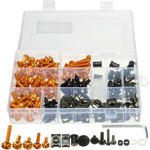 GreenZech (Gold) 251pcs Fairing Bolt Kit Motorcycle Sportbike Body Fasteners Clip Screws S GreenZech (Gold) 251pcs Fairing Bolt Kit Motorcycle Sportbike Body Fasteners Clip Screws S
