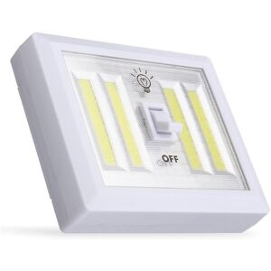 GreenZech Battery Powered 4 COB LED Switch Night Light Wall Lamp For Kitchen Cabinet Garag GreenZech Battery Powered 4 COB LED Switch Night Light Wall Lamp For Kitchen Cabinet Garag
