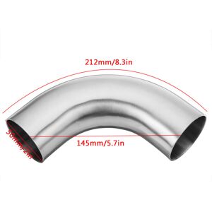 GreenZech Stainless Steel Exhaust Pipe Bends 50mm - Exhaust Pipe Bends GreenZech Stainless Steel Exhaust Pipe Bends 50mm - Exhaust Pipe Bends