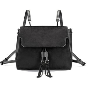 GreenZech (Black) Outdoor PU Leather Backpack Women Tassel Handbag School Bag Travel Rucks GreenZech (Black) Outdoor PU Leather Backpack Women Tassel Handbag School Bag Travel Rucks