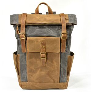 GreenZech (Dark Gray) Men Women Travel Vintage Backpack Canvas Waterproof Outdoor Large Ca GreenZech (Dark Gray) Men Women Travel Vintage Backpack Canvas Waterproof Outdoor Large Ca